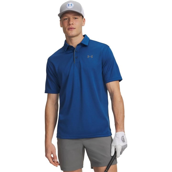 Under Armour Men's Blue Tech Polo