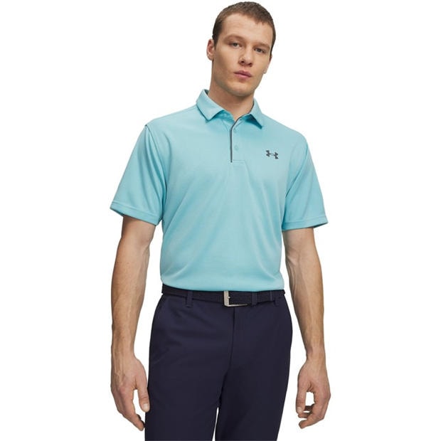 Blue Haze/Gray - Under Armour - Tech Polo Mens