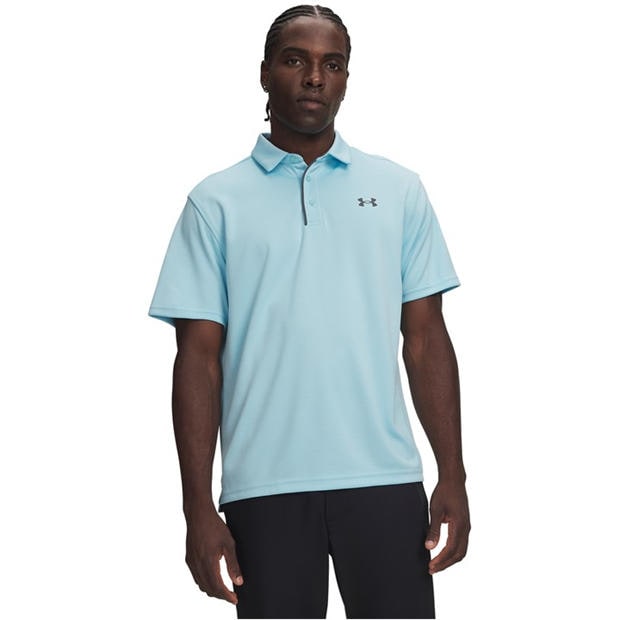 Opal Blue /Gray - Under Armour - Tech Polo Mens