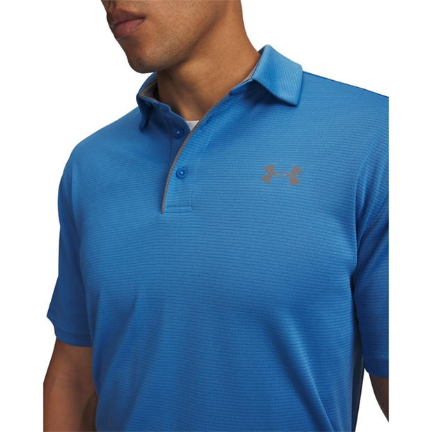 Aegean Blue - Under Armour - Tech Polo Mens