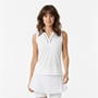 White - Slazenger - Sleeveless Polo Shirt Womens