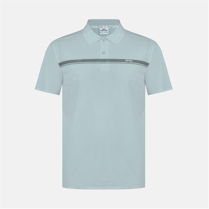 Slazenger Men's Grey Slagenzer Golf Short Sleeve Performance Polo Shirt in Size 2XL, Sports Direct