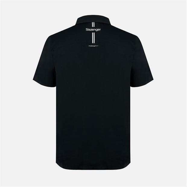 Black - Slazenger - Men's Slagenzer Golf Short Sleeve Performance Polo Shirt