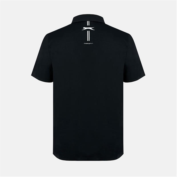 Black - Slazenger - Men's Slagenzer Golf Short Sleeve Performance Polo Shirt
