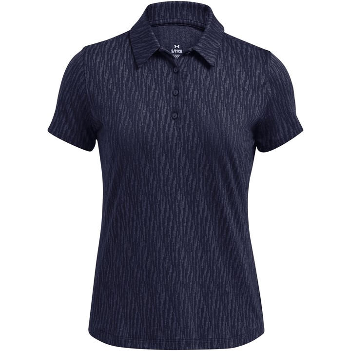 Under Armour Women's Blue Jaq Short Sleeve Performance Polo Shirt in Size 14, Sports Direct