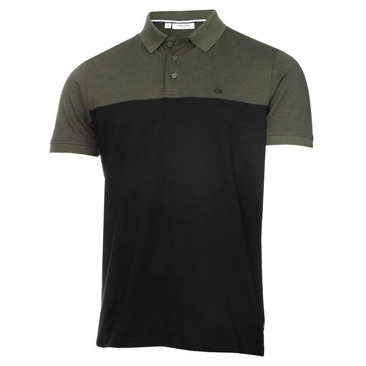 Calvin Klein Golf Men's  Colour Block Polo Shirt in Size M, Sports Direct