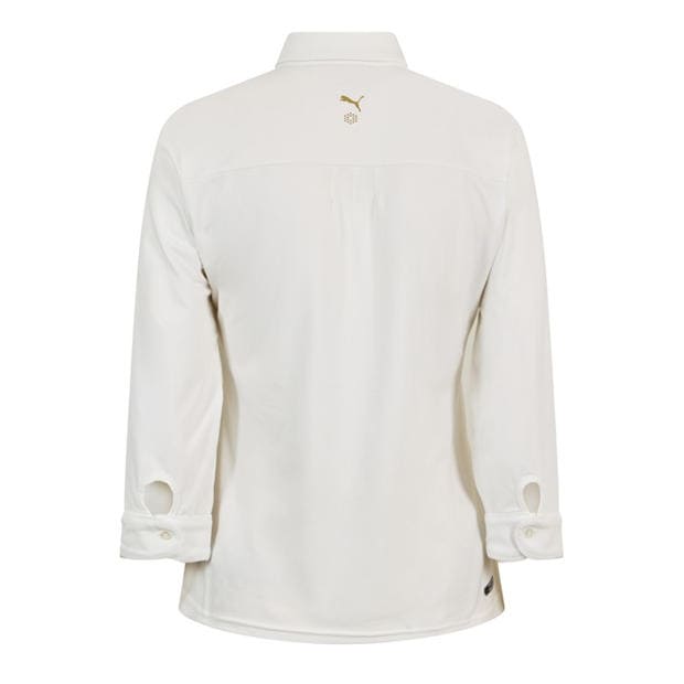 White - Puma - Golf 3/4 Sleeve Shirt Womens