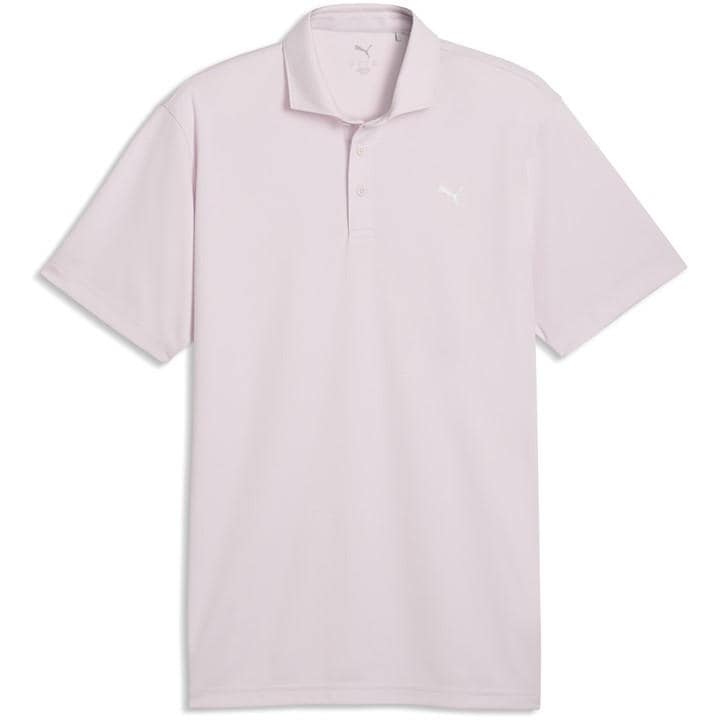 Puma Men's Pink Pure 3.0 Short Sleeve Performance Polo Shirt in Size XL, Sports Direct