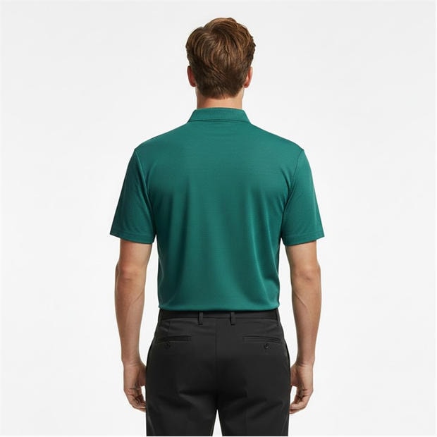 Masters Green - Callaway - Herringbone Golf Polo Shirt Mens