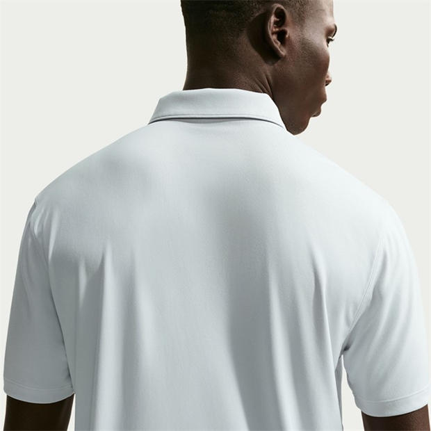 Grey/White - Nike - Men's Short Sleeve Performance Polo Shirt