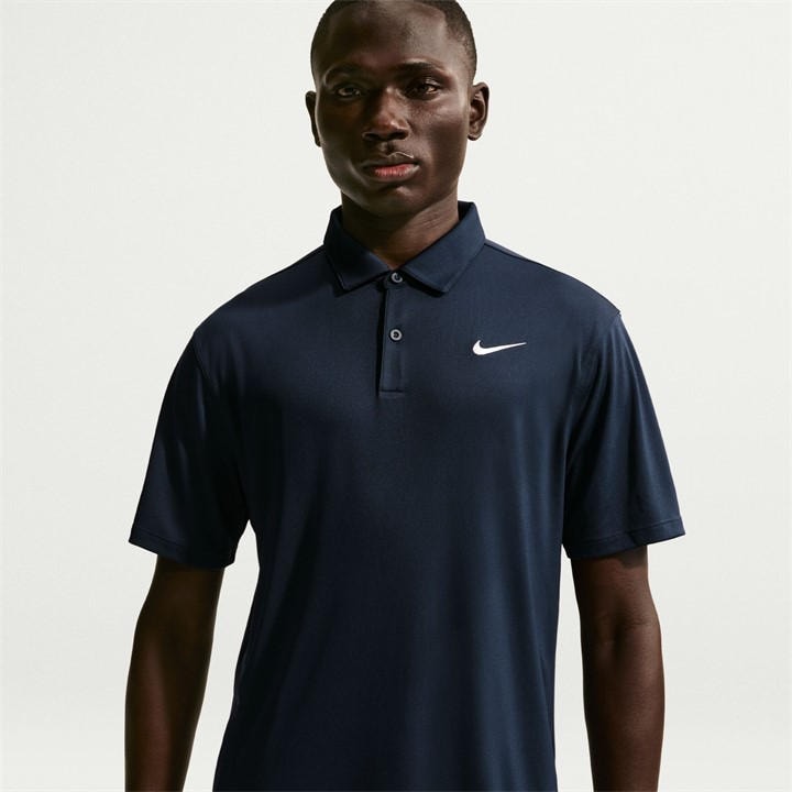 Nike Men's Blue Short Sleeve Performance Polo Shirt in Size M, Sports Direct
