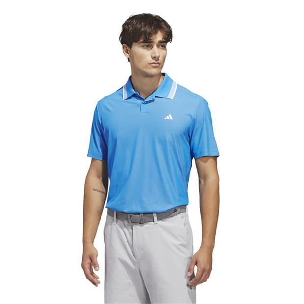 Lucid Ray Blue - adidas - Men's Short Sleeve Performance Polo Shirt