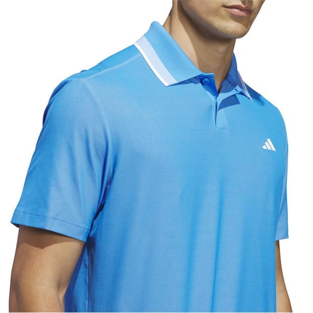Lucid Ray Blue - adidas - Men's Short Sleeve Performance Polo Shirt