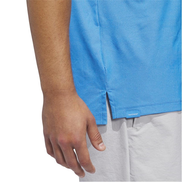 Lucid Ray Blue - adidas - Men's Short Sleeve Performance Polo Shirt