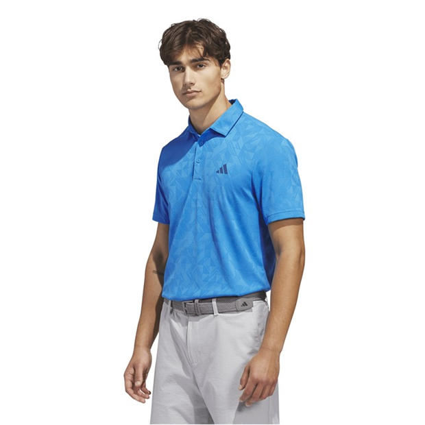 Lucid Ray Blue - adidas - Men's Short Sleeve Performance Polo Shirt
