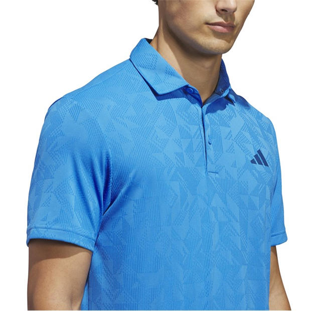 Lucid Ray Blue - adidas - Men's Short Sleeve Performance Polo Shirt