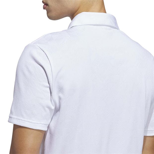 White - adidas - Men's Short Sleeve Performance Polo Shirt