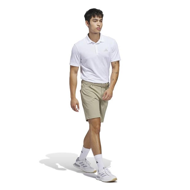 White - adidas - Men's Short Sleeve Performance Polo Shirt