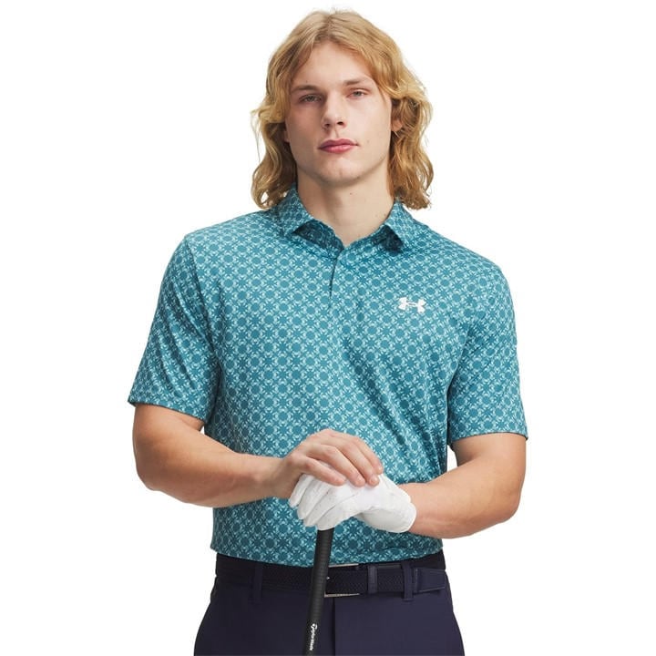 Under Armour Men's Blue Short Sleeve Performance Polo Shirt in Size XL, Sports Direct
