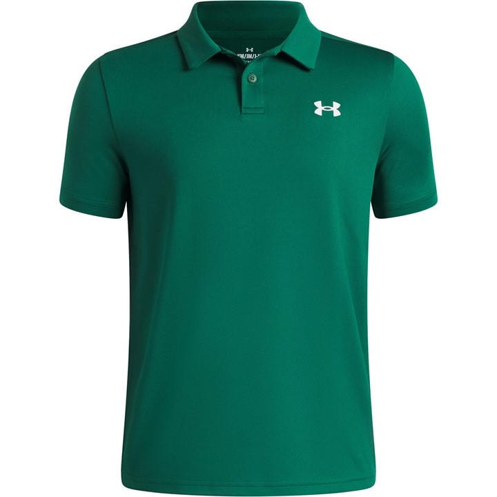 Under Armour Boys White Kids' Short Sleeve Performance Polo Shirt in Size 13 - 14 Years, Sports Direct