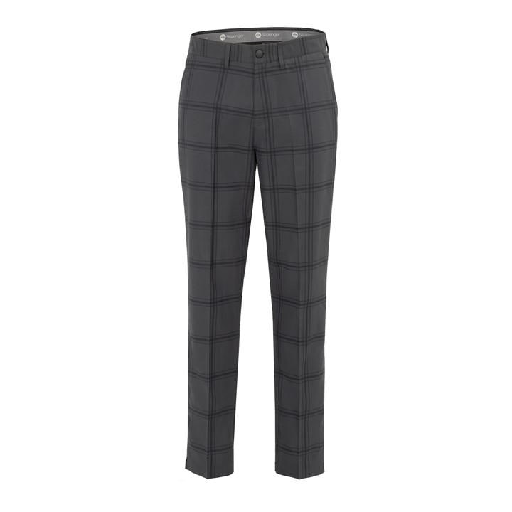 Slazenger Men's Grey Check Golf Trousers in Size 32 S, Sports Direct