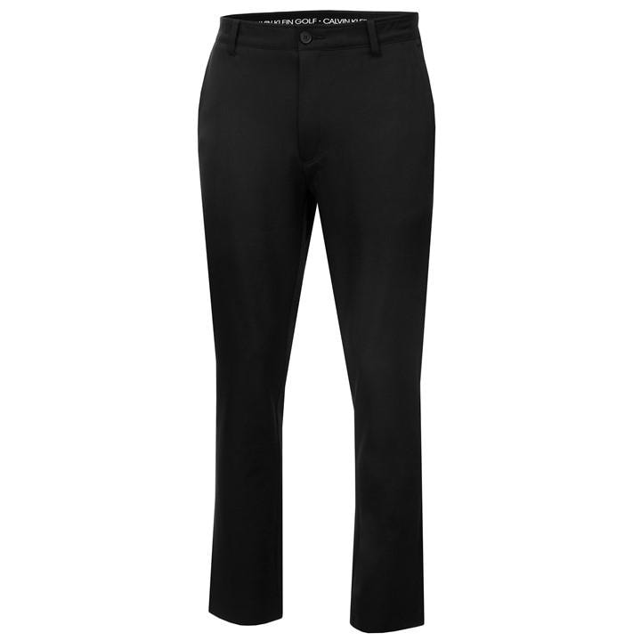 Calvin Klein Golf Men's Black Ckgolf Bullet Stretch Trousers in Size 38 S, Sports Direct