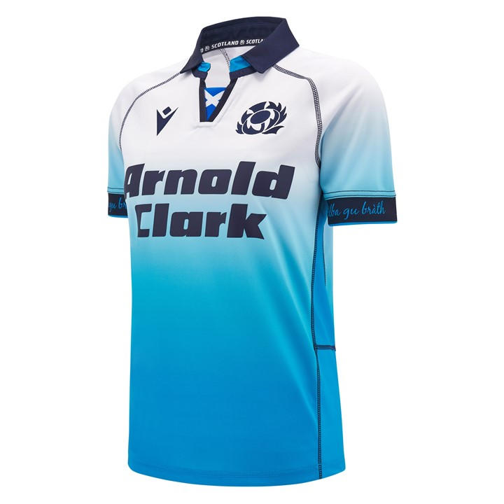 Scotland  Women's   Rugby Away Shirt 2024, Football by Macron in Size 10, Sports Direct