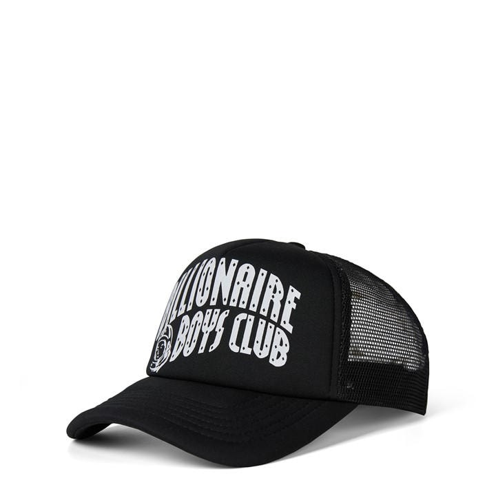 Billionaire Boys Club Men's Black Arch Logo Trucker Cap in Size Mens, Sports Direct