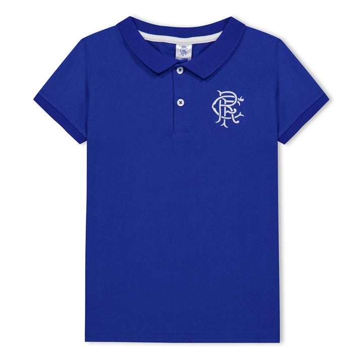 Castore  Kids Blue ' Licenced Polo Shirt in Size 6 - 7 Years, Sports Direct