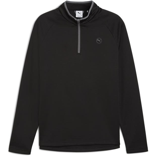 Puma Black - Puma - Men's Waffle Fleece Pullover Jumper