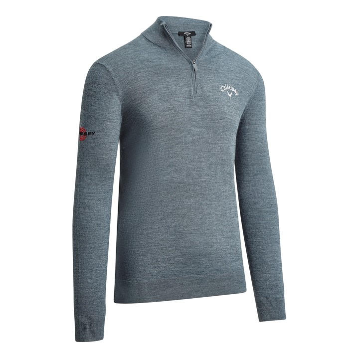 Callaway Men's Grey Zip Sweater in Size XL, Sports Direct