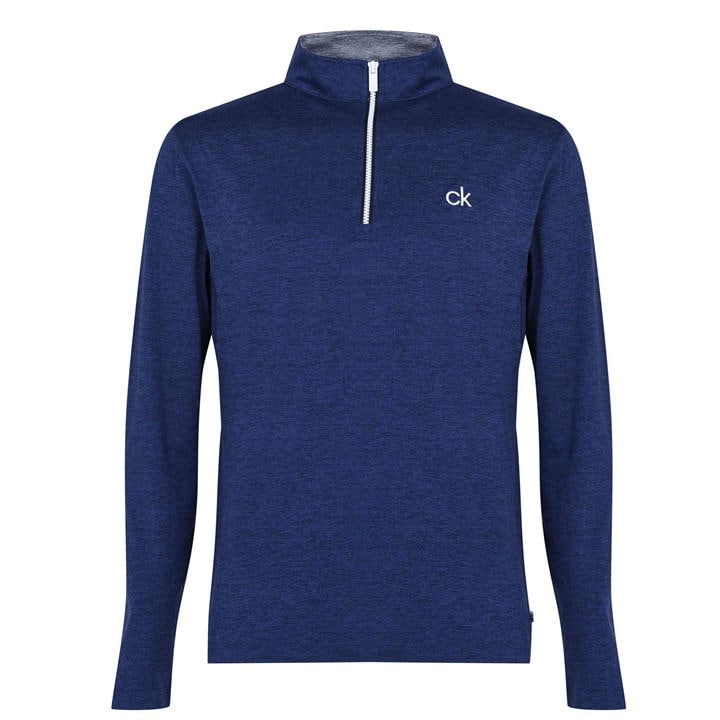 Calvin Klein Golf Men's Blue Ck Golf Albany Half Zip Pullover in Size 2XL, Sports Direct