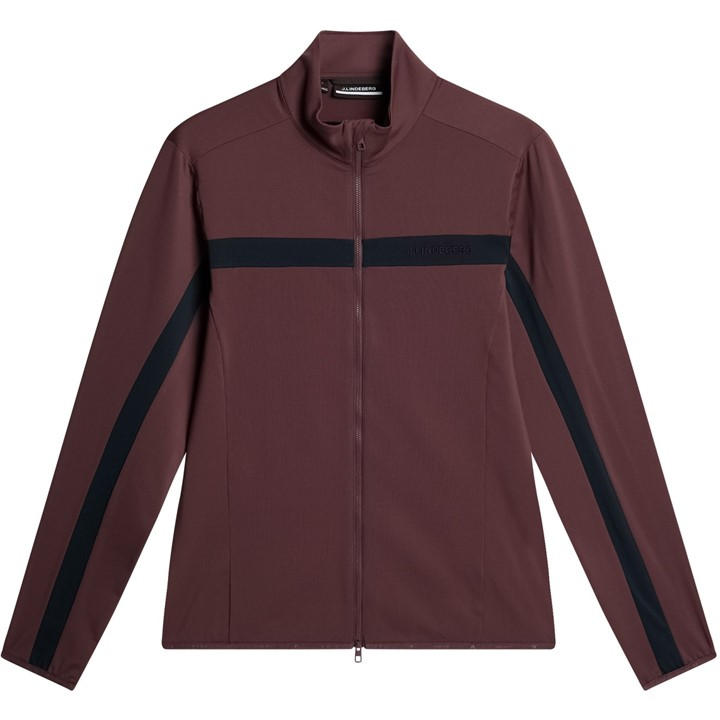 J Lindeberg Golf Men's Brown Jarvis Mid Layer Pullover in Size L, Sports Direct