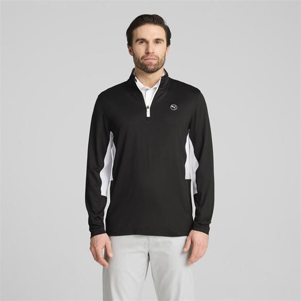 Puma Black - Puma - Men's Pure Quarter-Zip Pullover Jumper