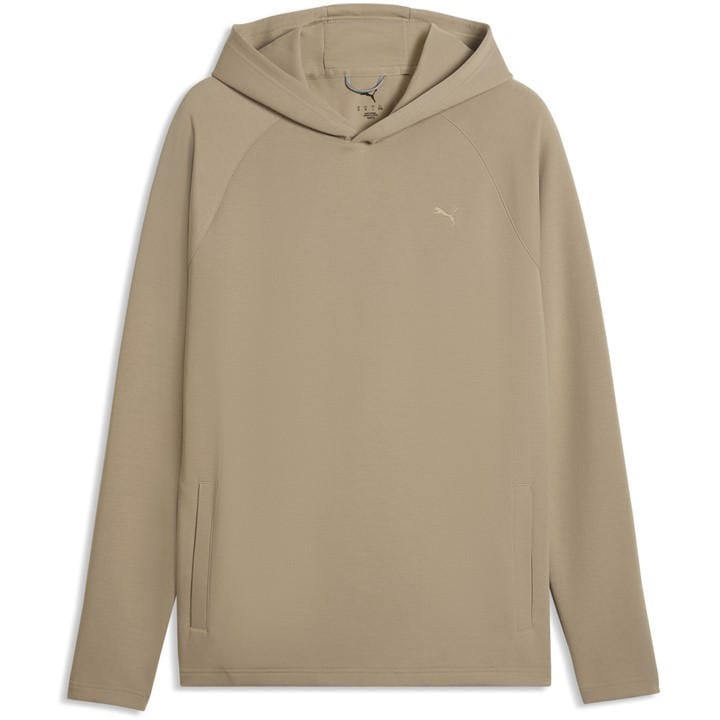 Puma Men's Brown Cloudspun Fleece Hoodie in Size 2XL, Sports Direct