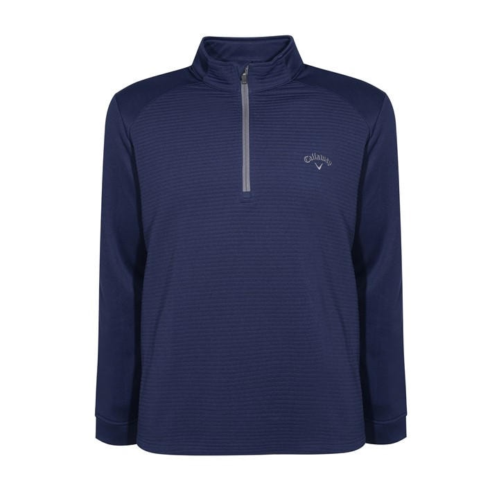 Callaway Men's Blue Herringbone Pullover Jumper in Size L, Sports Direct