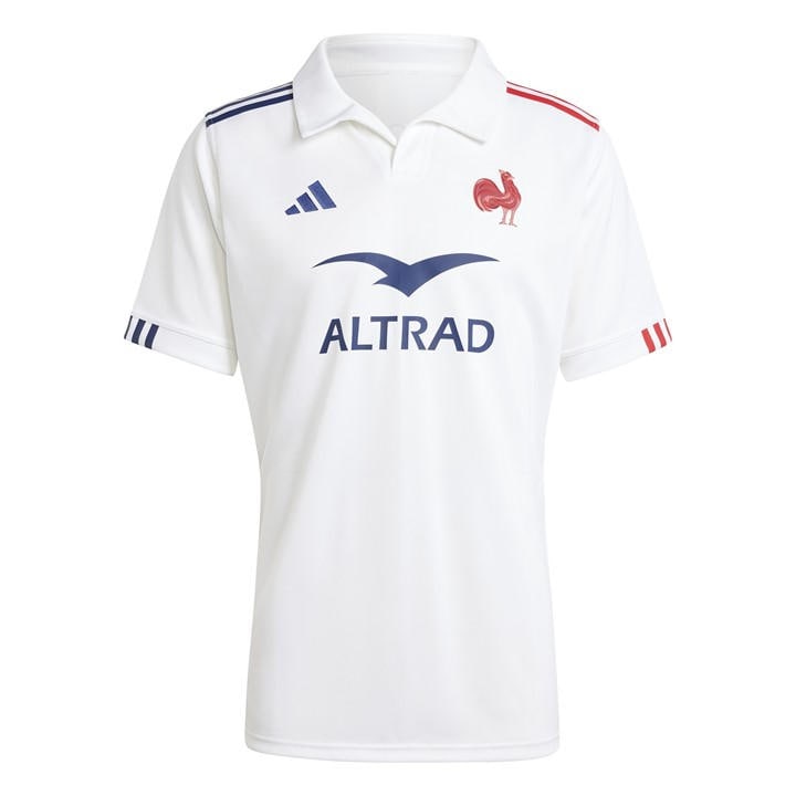 France  Men's   Rugby Away Shirt 2024 , Football by adidas in Size L, Sports Direct
