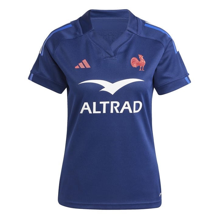 France  Women's   Rugby Home Shirt 2024, Football by adidas in Size M, Sports Direct