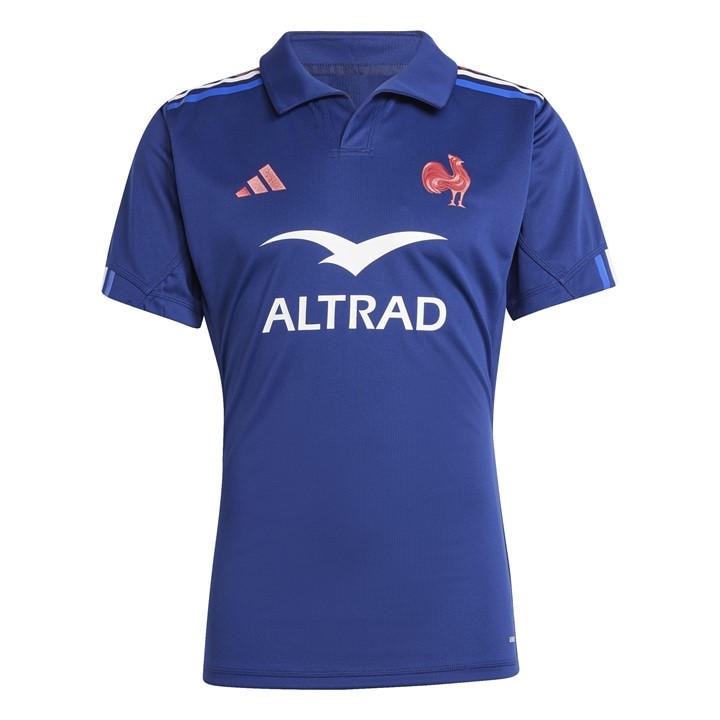 France  Men's   Rugby Home Performance Shirt 2024 , Football by adidas in Size XS, Sports Direct