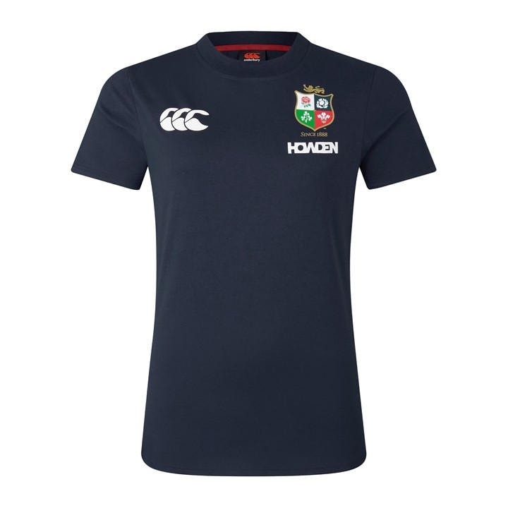 Canterbury Women's Blue British And Irish Lions 2025 Shirt in Size 12, Sports Direct