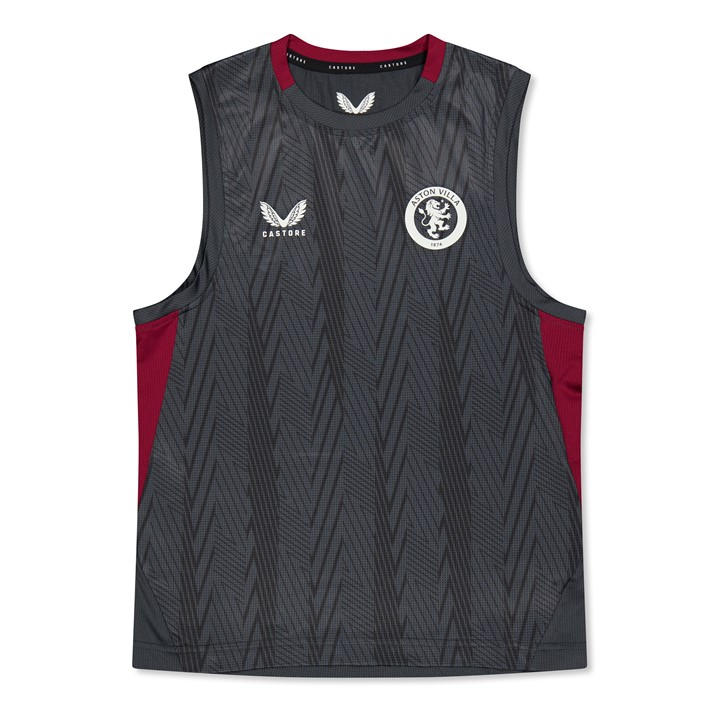Aston Villa   Kids  '  Licensed Vest, Football by Castore in Size 11 - 12 Years, Sports Direct