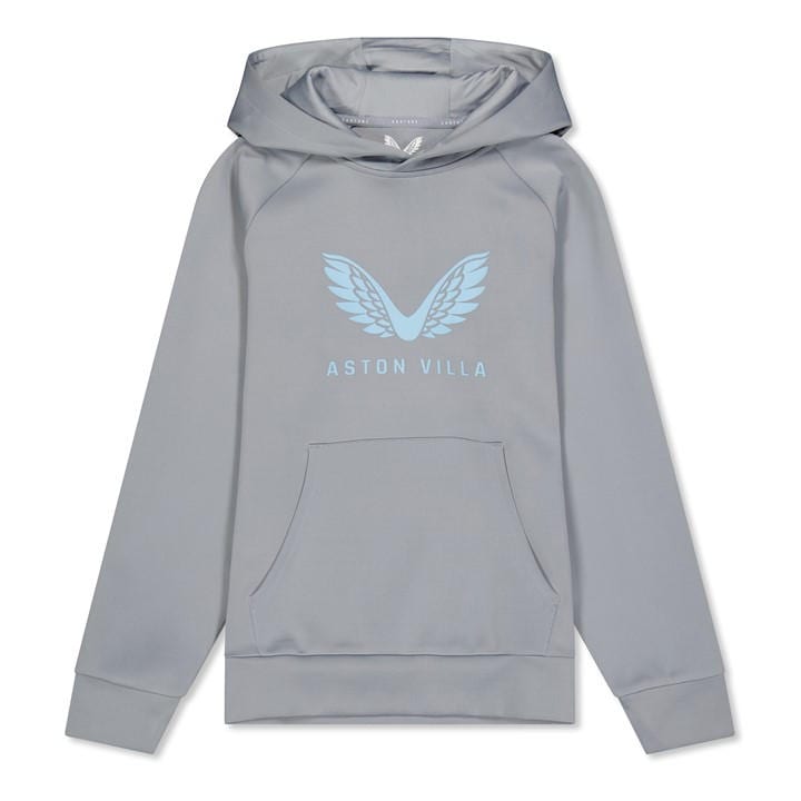 Aston Villa   Kids  '  Licensed Hoodie, Football by Castore in Size 13 - 14 Years, Sports Direct