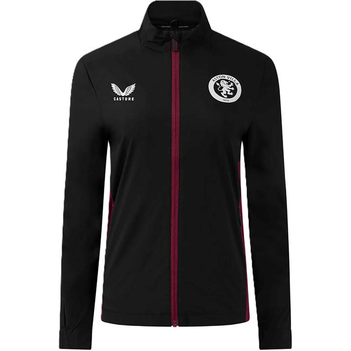 Castore Women's Aston Villa Licensed Rain Anorak Jacket - Caviar/Rhd - 10 (S) - Image 2