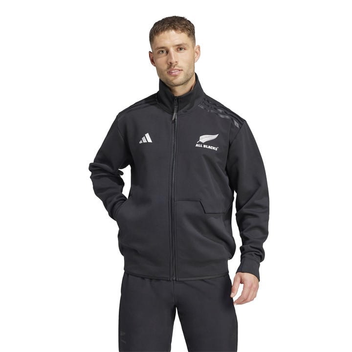 Adidas Men's Black All S Anthem Jacket 2024  in Size M, Sports Direct