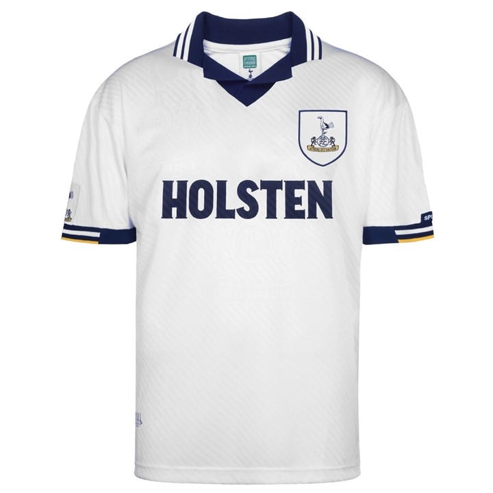 Tottenham Hotspur  Men'   Home Shirt 1994/95, Football by Score Draw in Size S, Sports Direct
