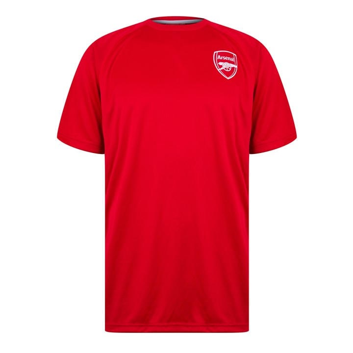 Arsenal  Men's  Sourcelab  Football Licensed Short-Sleeve T-Shirt, Football by Source Lab in Size 2XL, Sports Direct