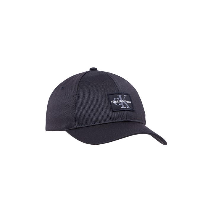 Calvin Klein Jeans Men's Black Mono Logo Patch Baseball Cap in Size Mens, Sports Direct