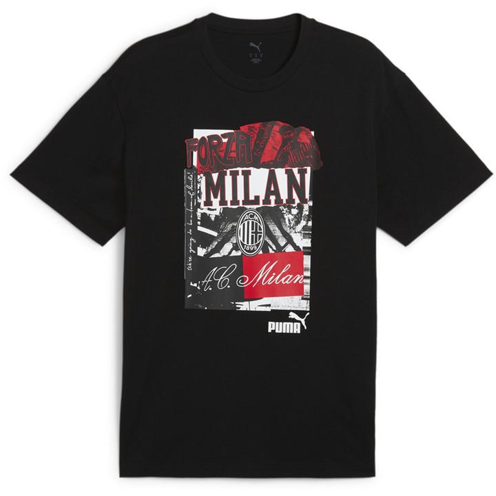 Ac Milan  Men's   Ftblnrgy T-Shirt , Football by Puma in Size L, Sports Direct