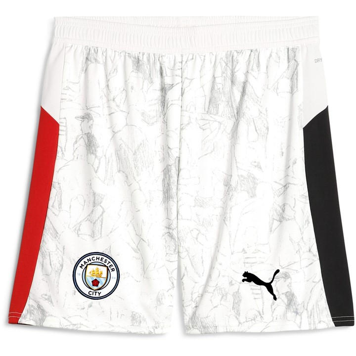 Manchester City  Men's  X Kidssuper Manchester Third Shorts 25/26 , Football by Puma in Size M, Sports Direct