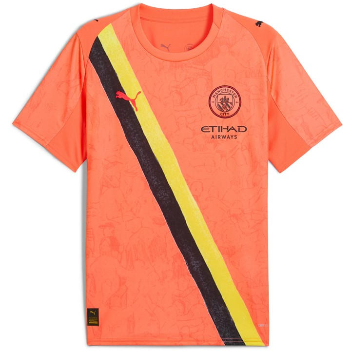 Manchester City  Men's  X Kidssuper  Goalkeeper Shirt 25/26 , Football by Puma in Size XS, Sports Direct